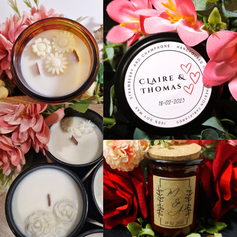 Customised Candles (gifts and favours)